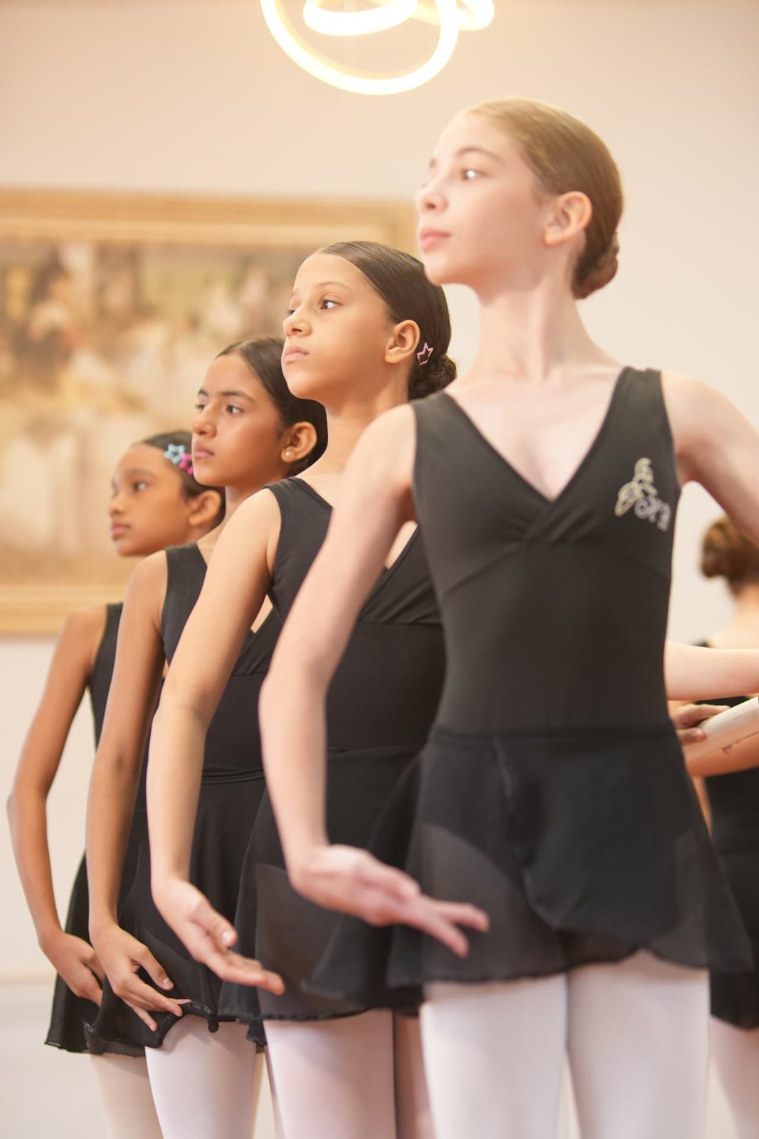 Turma de Preparatório na Escola de Ballet Helly Batista