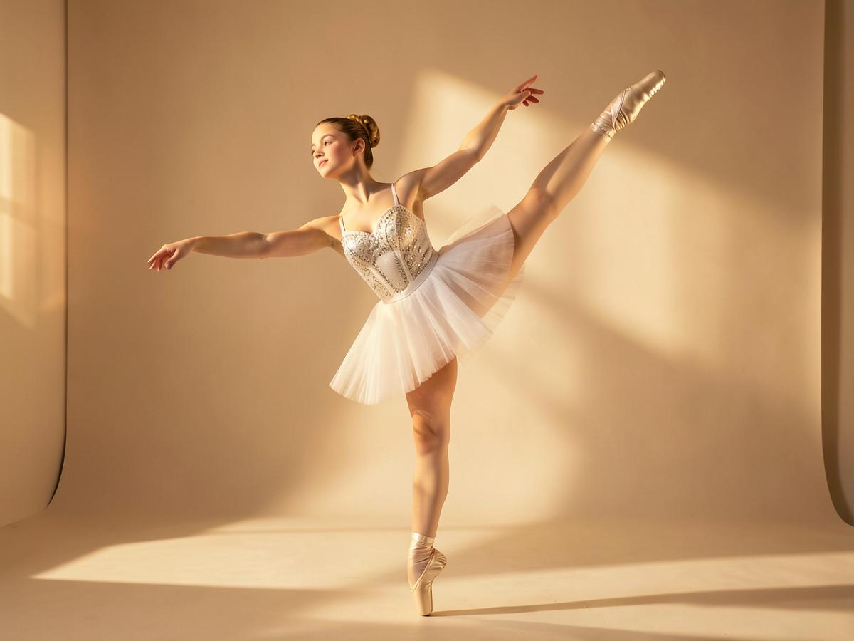 Turma de Básico na Escola de Ballet Helly Batista